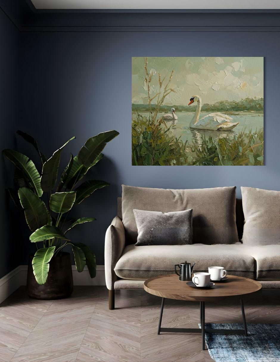 Cuadro decorativo Cisne 2