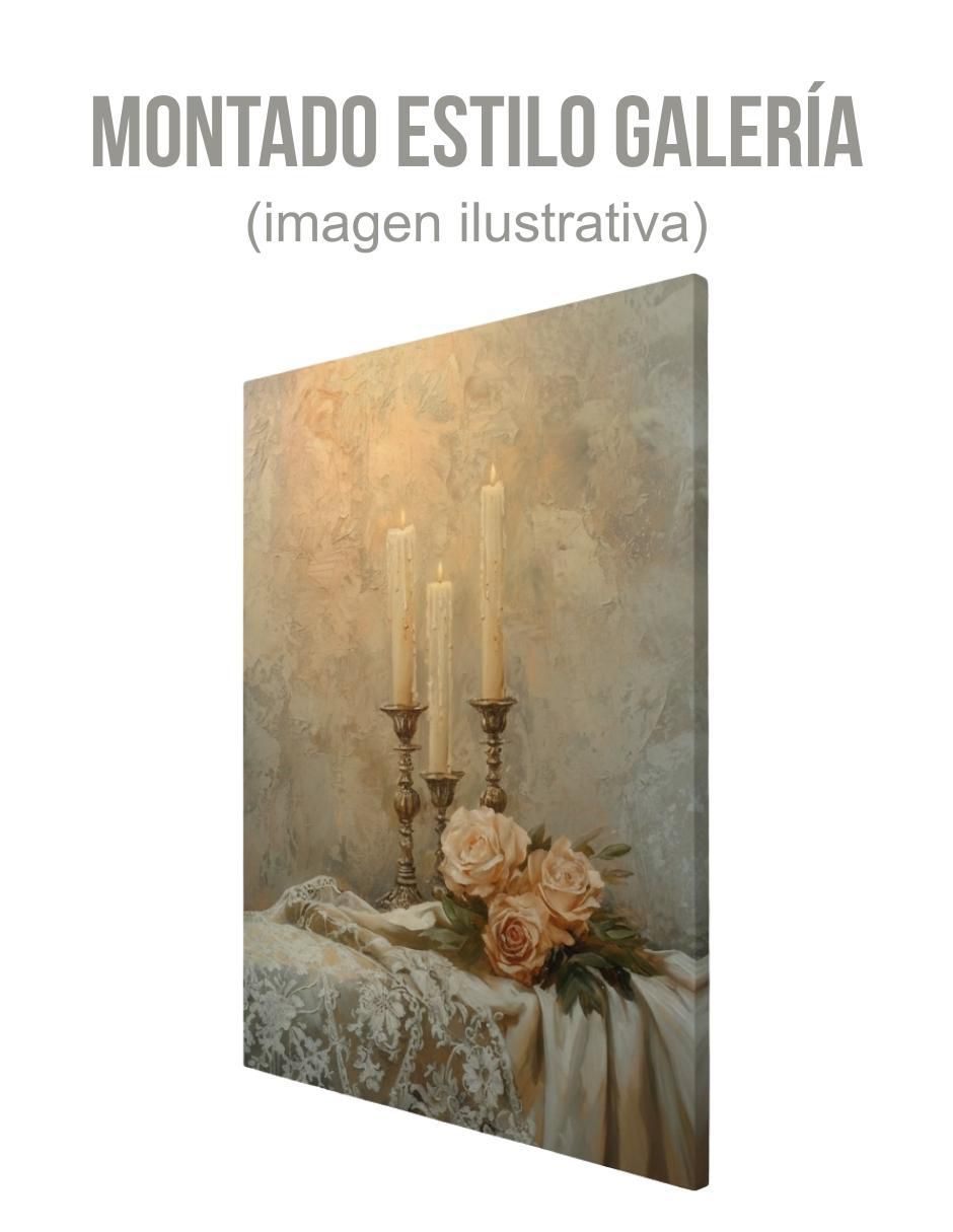 Cuadro decorativo Óleo Velas 5