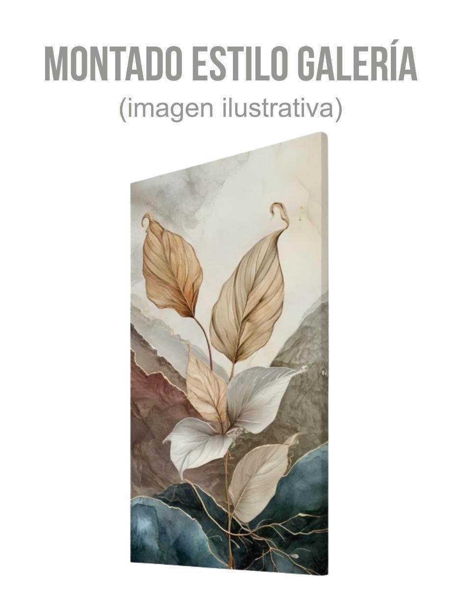 Cuadro decorativo Botánica de seda 5
