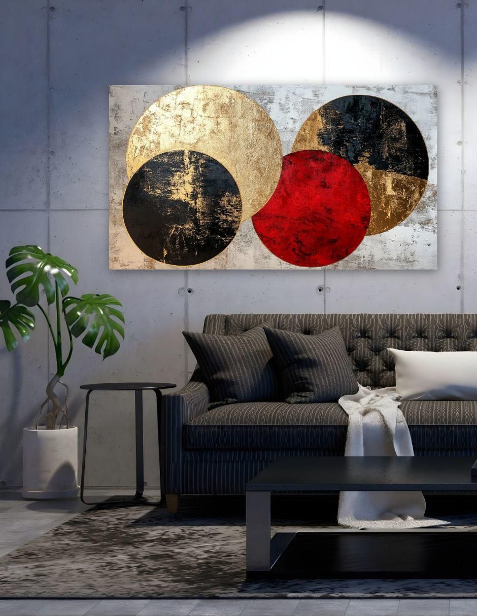 Cuadro decorativo Esferas Aureas 2
