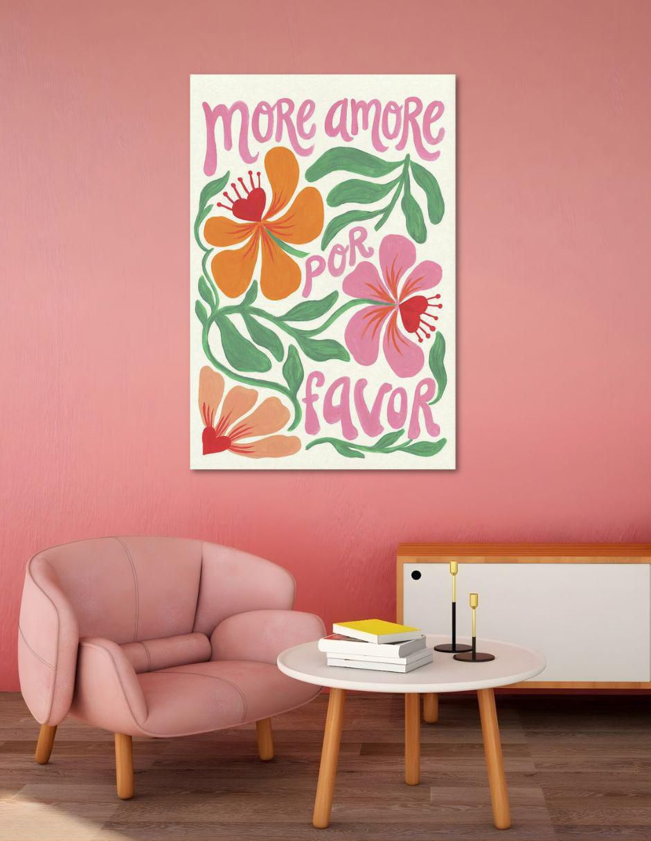 Cuadro decorativo Frases More Amore 2