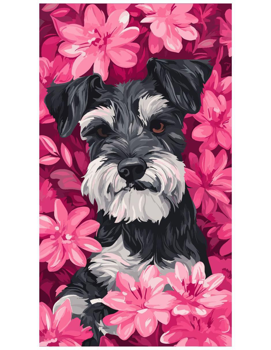 Cuadro decorativo Animal Schnauzer