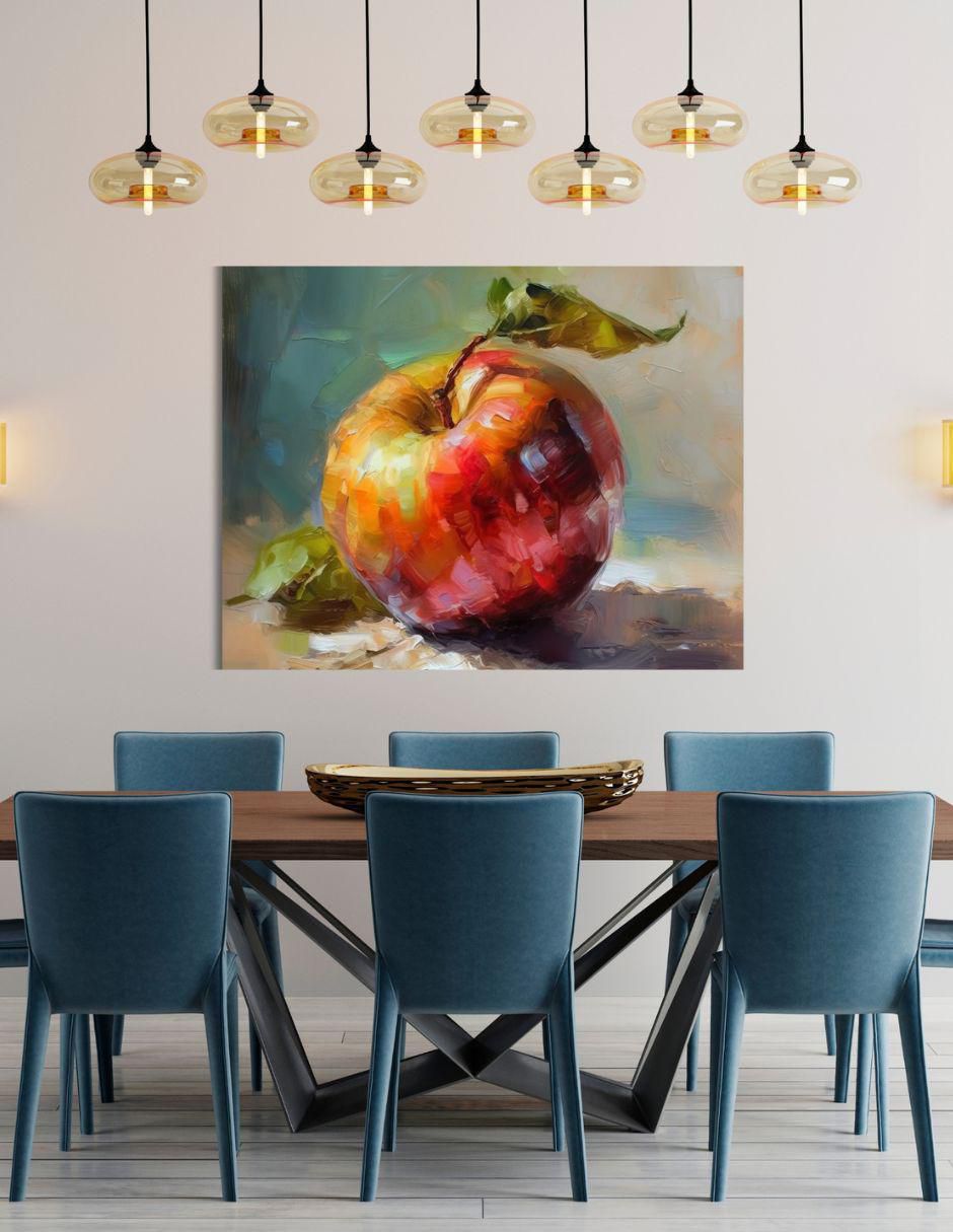 Cuadro decorativo Impresión Manzana 2
