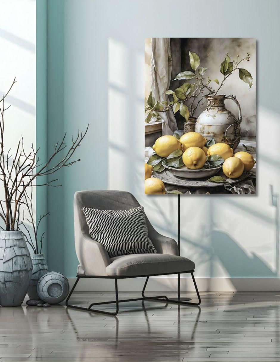 Cuadro decorativo Limones 2