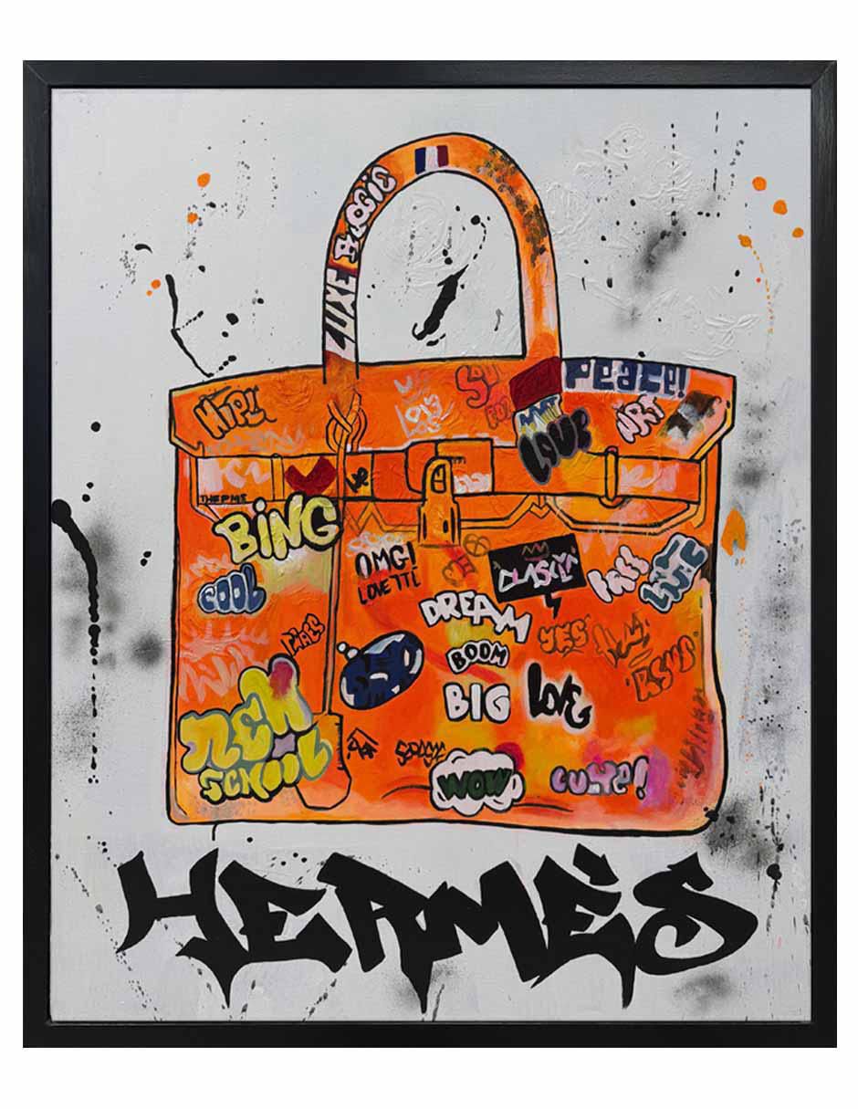 Pintura Hms técnica mixta Pop
