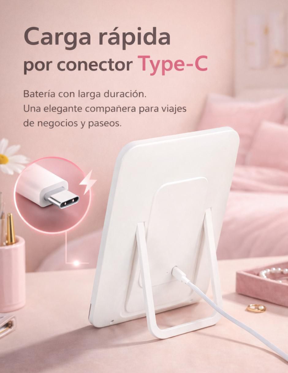 Espejo con luz 3