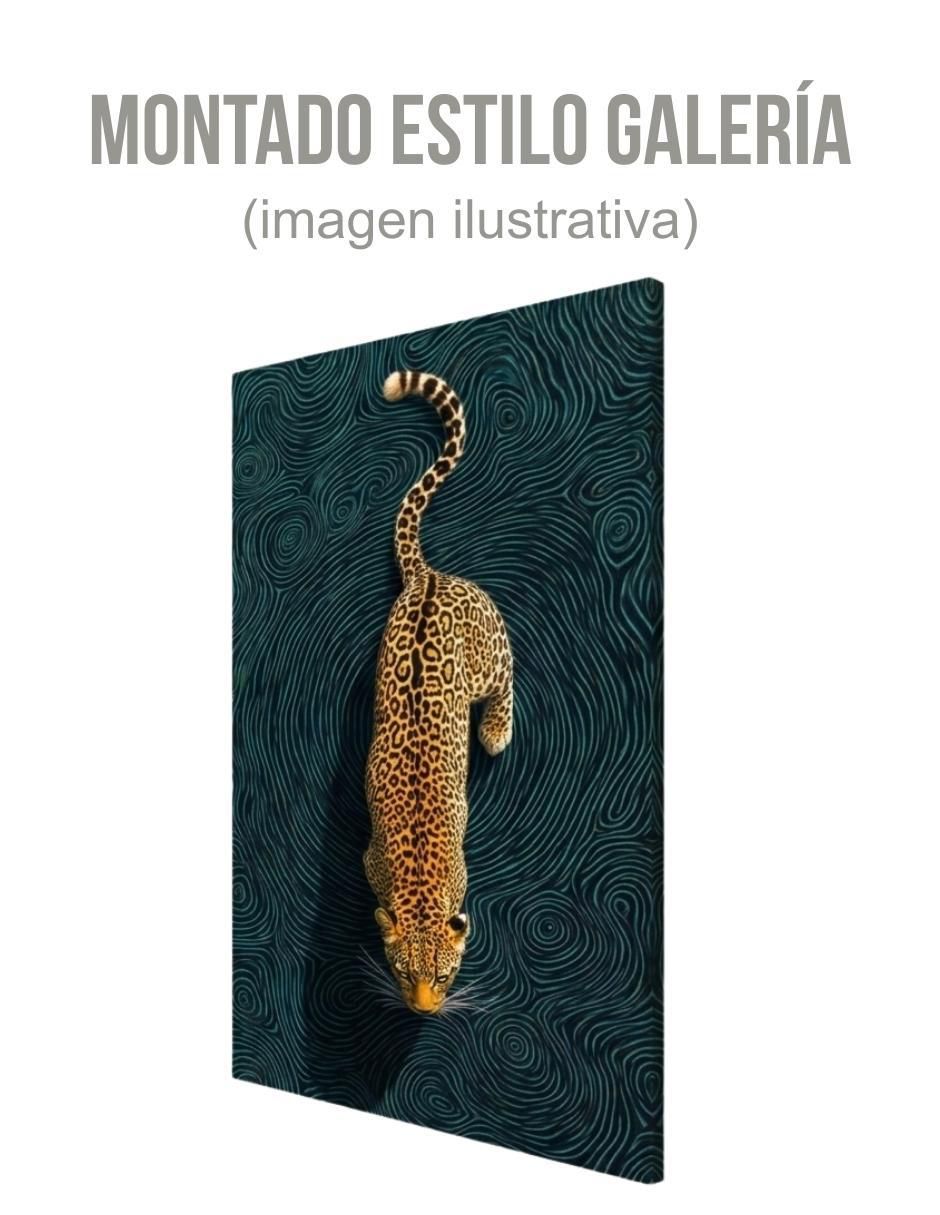 Cuadro decorativo Felino abstracto 4