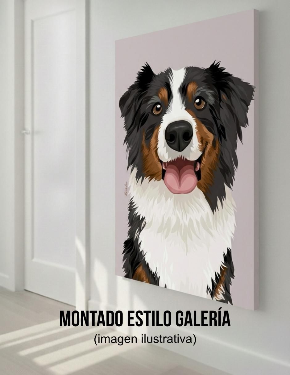 Cuadro decorativo Animal bernes impreso 6