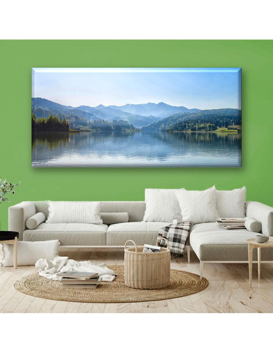 Cuadro decorativo Panorámica de lago 2