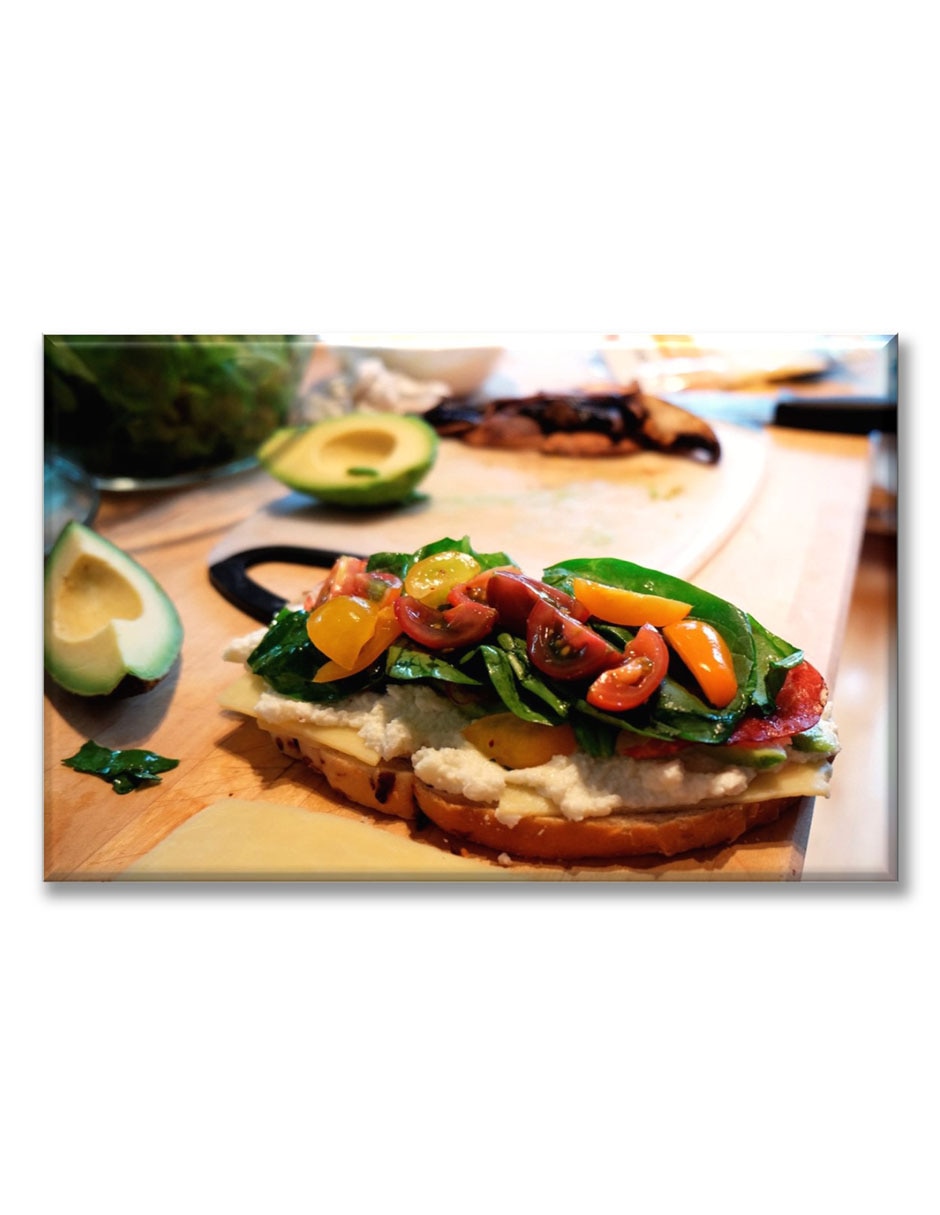 Cuadro decorativo Tostada con queso