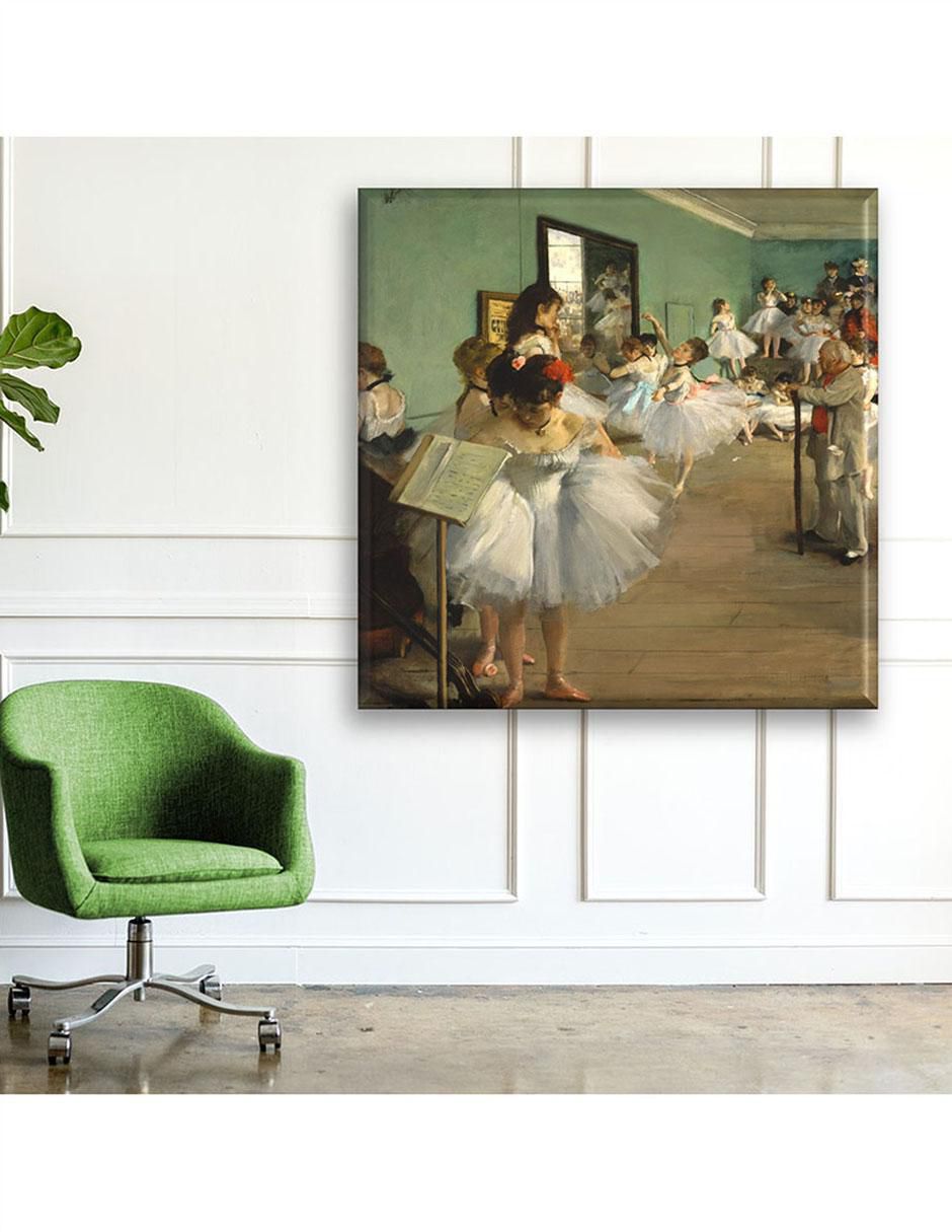 Cuadro decorativo La clase de baile degas 2
