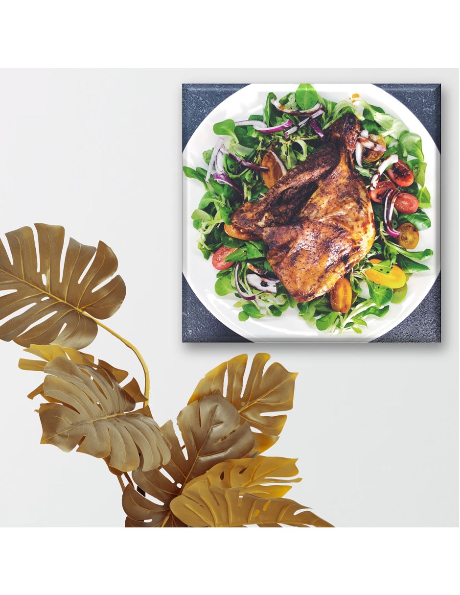 Cuadro decorativo Pollo con ensalada 2